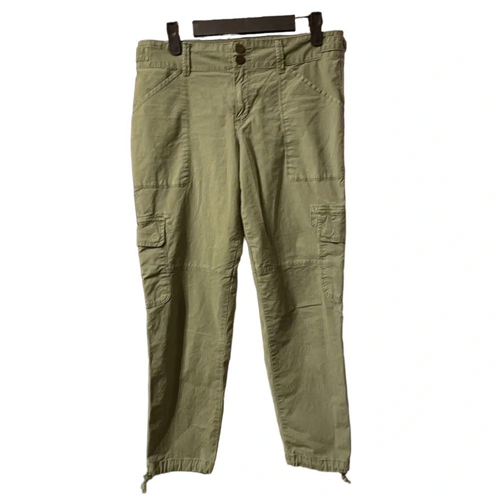 SANCTUARY OLIVE GREEN CARGO UTILITY PANTS